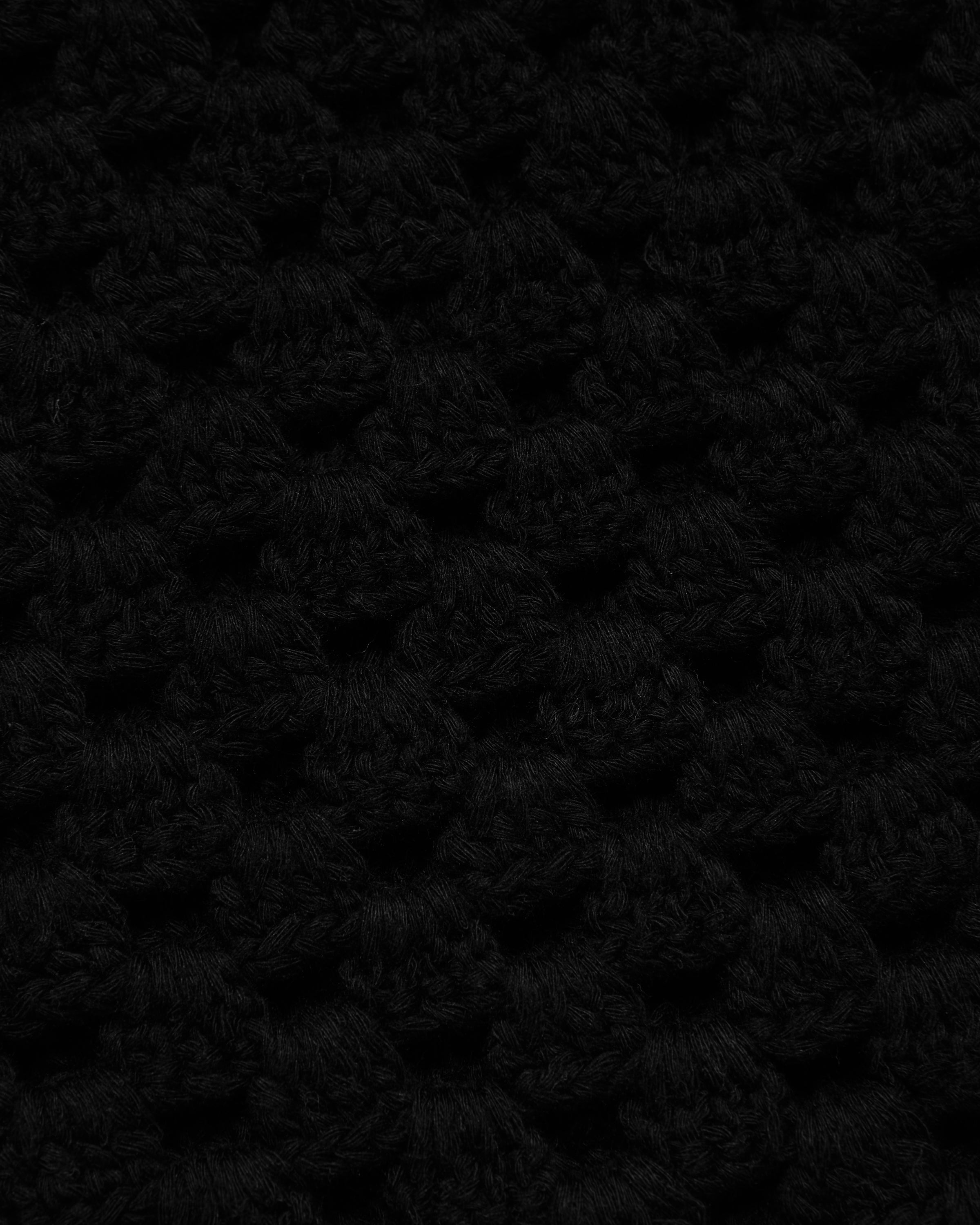 Black Crochet Shirt